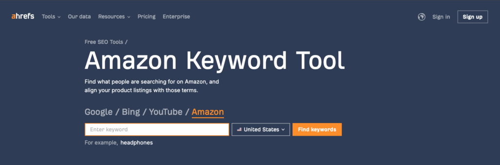 ahrefs-amazon-keyword-tool-free